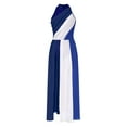 thumbnail image 1 of YONGHS Robe de Danse Lyrique pour Femmes Justaucorps de Ballet Sans Manches Fendu Bloc de Couleur Costume Moderne Contemporain Bleu m, 1 of 8
