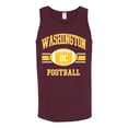 thumbnail image 2 of Wild Bobby City of Washington was American Football Fantasy Fan Sports Mens Graphic Tank Top, Maroon, 3XL, 2 of 3