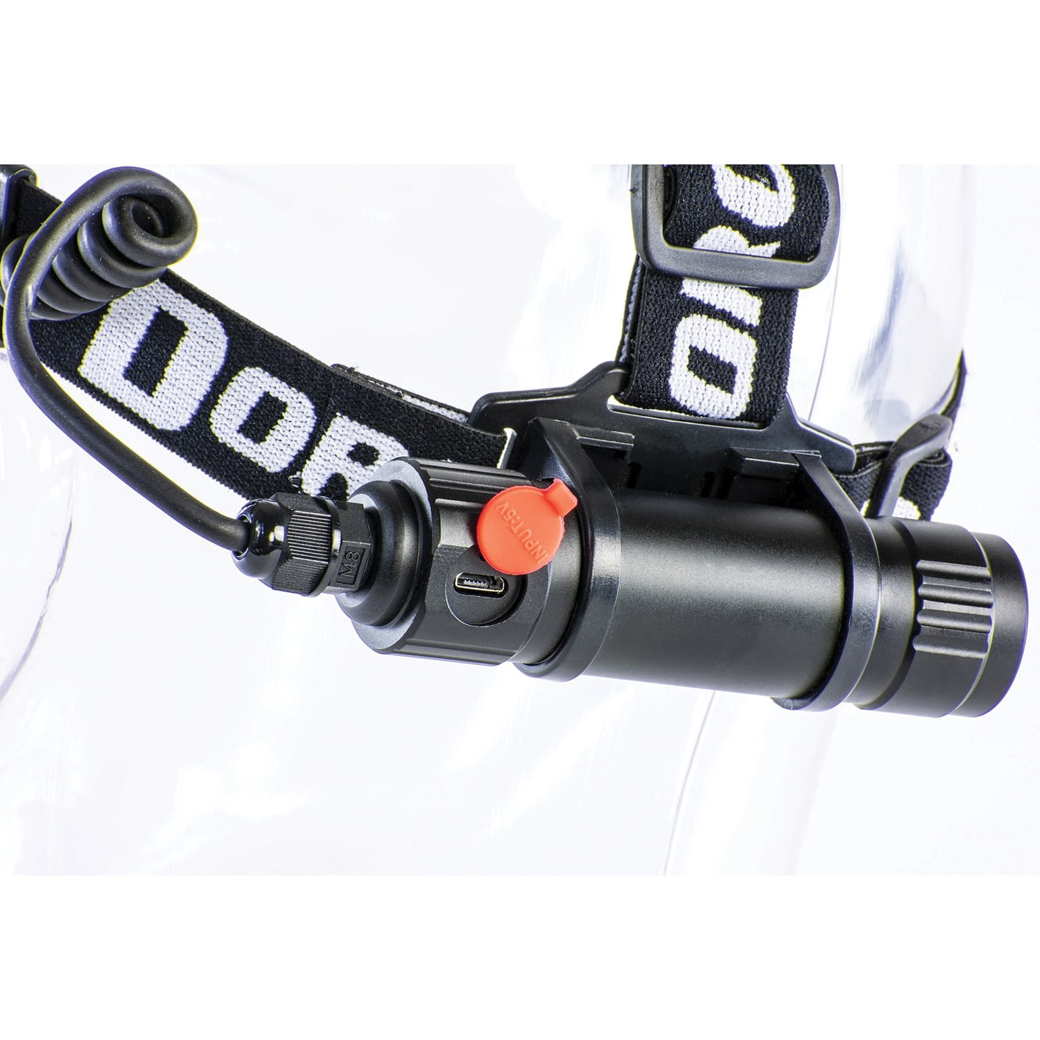 Dorcy 1000 Lumens Pro Water-Resistant Aluminum LED Rechargeable Headlamp, 41-2121