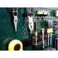 thumbnail image 2 of Wall Control Modular Pegboard Tool Organizer System - Wall-Mounted Metal Peg Board Tool Storage Unit for Pegboard Tiling (Green Pegboard), 2 of 9