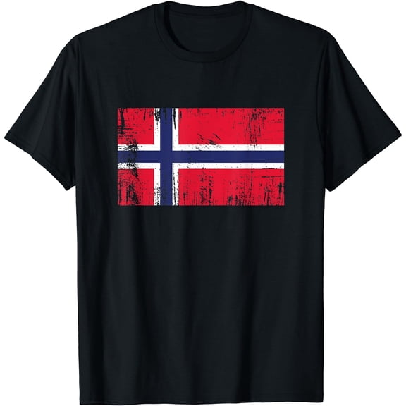 Norway Norwegian Flag Gift Football-Fan Sports Adults Kids T-Shirt
