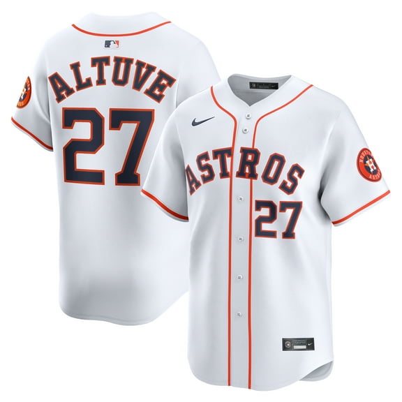 Men's Nike Jose Altuve White Houston Astros Home Limited Player Jersey