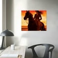 thumbnail image 3 of GOSMITH Horse Decor Wall Art Rustic Western Horse Picture for Wall Decoration Farmhouse Country Horse Painting Inspirational Canvas Print Modern Home Artwork Bedroom Bathroom Gift, 3 of 4