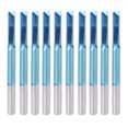 thumbnail image 2 of Loewten ZDZCYS12DL 10Pcs 3.175mm Handle Milling Cutter Cemented Carbide 2-Flute Straight Milling Tool,Milling Cutter,Straight Milling Cutter, 2 of 8