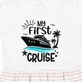 thumbnail image 4 of Inktastic My First Cruise Girls Toddler Dress, 4 of 5