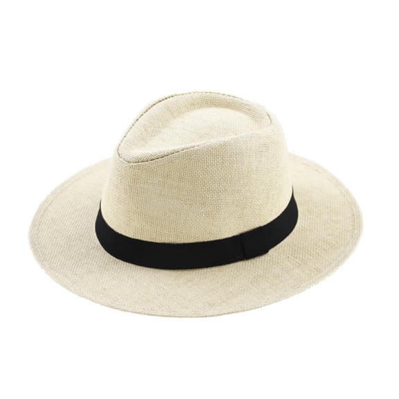 Fedora Straw Fashion Sun Hat UPF Packable Summer Panama