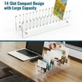 thumbnail image 2 of NiHome 1PC Acrylic Display Stand for Greeting Cards, DIY Crafts, Ziploc Bag Drying, Durable & Stylish Multi-Purpose Rack for Retail or Home Use, Easy to Assemble & Space-Saving Design (Clear), 2 of 9