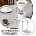 thumbnail image 3 of Pour Over Dripper Stand - Portable Foldable Espresso Machine Stand with Base, Suitable for Office Home Camping, Aluminum Alloy Coffee Brewing Station, 3 of 9