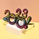 thumbnail image 4 of Fellaptop - Decoraciones para gafas con fotos de Año Nuevo 2023, gafas divertidas para celebrar Negro, 4 of 8