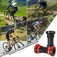 thumbnail image 7 of BUCKLOS Threaded/PressFit Bottom Bracket BSA 68-73mm/86-92mm -Ceramic/Steel Bearings(Black/Red) Mountain Bicycle Road Bike, 7 of 7