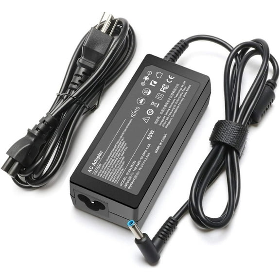 65W 19.5V 3.33A Ac Adapter for HP Pavilion x360 11 13 15, Zbook 14u G4 G5 15u 15 G3, 15-f111dx 15-f211wm 15-r052nr 15-r132wm Power Supply