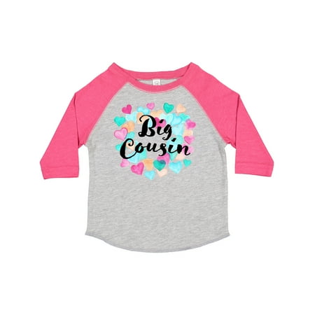 

Inktastic Big Cousin Hearts Gift Toddler Boy or Toddler Girl T-Shirt