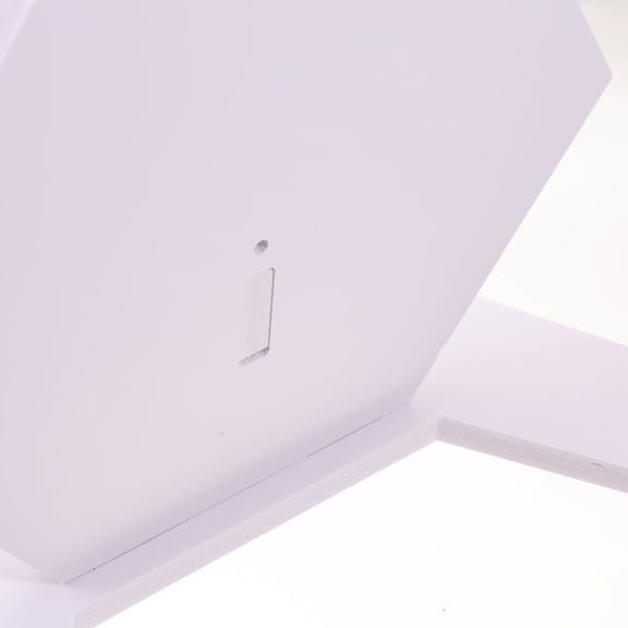 OUNONA Hanging Shelf White PVC Wood Composites Tidy Organization Home Decor 1Pack