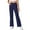 Navy, variant on Girls Flare Dress Pants Kids School Uniform Bell Bottoms with Elastic Waist for Teens Size 5-16 Years