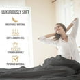 thumbnail image 2 of Queen Sheet Set - Luxury Hotel Bed Sheets Soft Cooling Microfiber with Elastic Corner Straps Deep Pockets 4 Piece Gray, 2 of 6