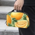 thumbnail image 2 of Cantaloupe Electronic Travel Case Organizer USB Case Charger Phone Case Cable Organizer, Oxford Fabric Waterproof Portable Digital Storage Bag for Cables, Chargers, Phones - 5.9x9.44x3.14 in, 2 of 6
