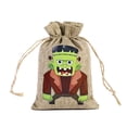 thumbnail image 1 of Iodue Face Storage Bags " Halloween Drawstring Bags Reusable Linen Goodie Bags For Trick Or Party And Candy Storage", 1 of 2