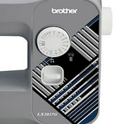 Brother LX3817G 17-Stitch Portable Full-Size Sewing Machine, Grey