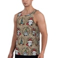 thumbnail image 2 of Cauagu Santa Claus cute Print Men's Sleeveless Muscle Shirts,Tank Tops Quick Dry Workout Tank Top Gym Muscle Tee Fitness Bodybuilding T Shirt for Men-Medium, 2 of 7