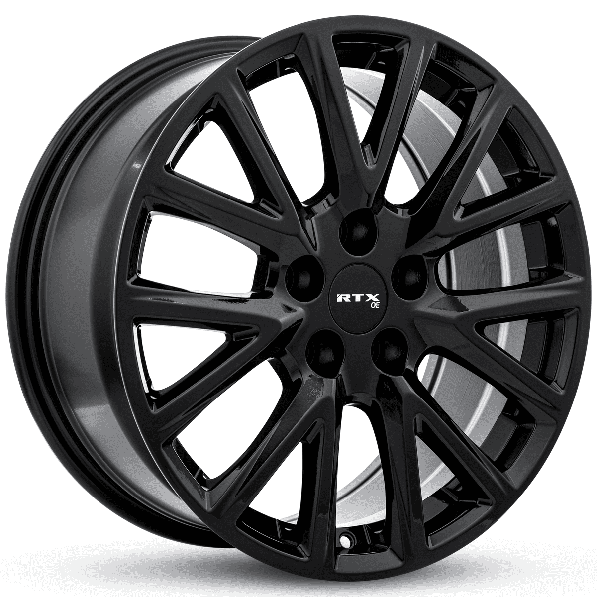 RTX Valkyrie 18x8 5x114.3 ET40 CB73.1 Gloss Black Wheel - Walmart.com