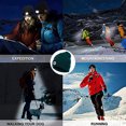 thumbnail image 5 of Gorro de montañismo con luz LED, 2 uds., gorro de punto con iluminación para correr, ciclismo y escalada, 5 of 5