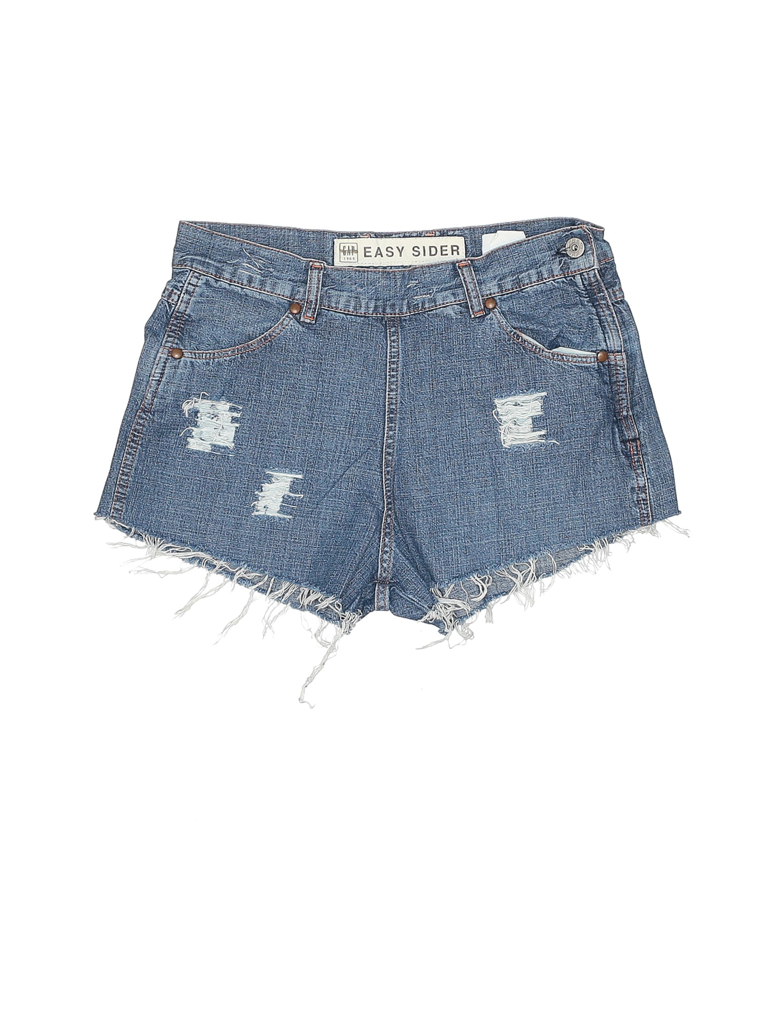 size 0 denim shorts