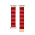thumbnail image 3 of Posh Tech Women's Dakota Leather Band for Apple Watch Series 1-8 & SE Size 38-41mm-Red, 3 of 4