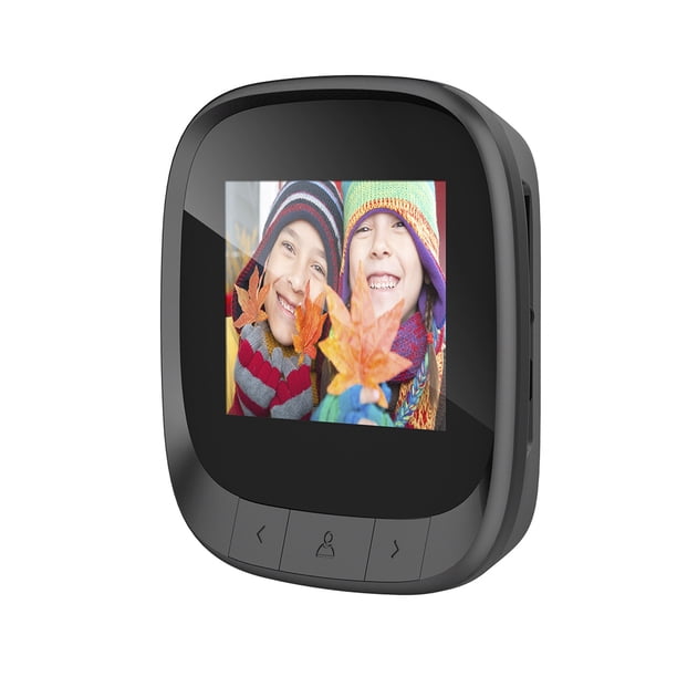 Inteprter Timbre Digital oculto LCD de 2,4 pulgadas, timbre de puerta de 110 grados, visor de cámara de puerta, timbre para puertas exteriores, Cámaras de vigilancia