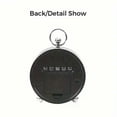 thumbnail image 3 of New Creative LED Alarm Clock: Battery-Powered, Plastic, Round, Adjustable Brightness, 3 AAA Batteries (7# Batteries) - No Batteries Included, 3 of 5