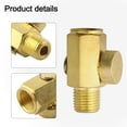 thumbnail image 2 of 1Pc 1/4Inch Npt Inline Regulator Solid Brass Compressed Air Pressure Valve Tool, 2 of 10