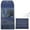 Blue #2, variant on 16-Piece Stainless Steel Manicure Set | Portable Nail Clippers & Cuticle Scissors Kit | Professional Grooming Tools for Home, Travel, or Salon Use in Leather Pouch