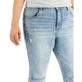 thumbnail image 3 of Tinseltown Trendy Women's High Rise Flared Leg Jeans Blue Size 18W, 3 of 3