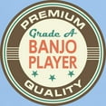 thumbnail image 3 of CafePress - Banjo Player Vintage Light T Shirt - Men's Classic Graphic T-Shirt, 3 of 4
