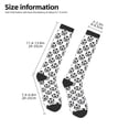 thumbnail image 2 of Fotbe Happy Soccer Calcetas Divertidas Estampadas para Hombre y Mujer, Calcetas de Algodón hasta la Rodilla para Caminar, Correr, Enfermería y Embarazo, 2 of 6