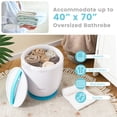 thumbnail image 2 of Costway Countertop Towel Warmer Bucket with Aromatherapy Holder Auto Shut Off & Timer Blue, 2 of 10
