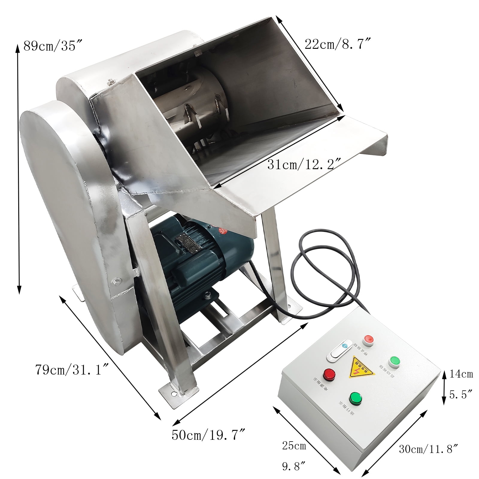 Commercial Ice Breaker Crusher Electric Ice Shaver 220V 2 ton/h
