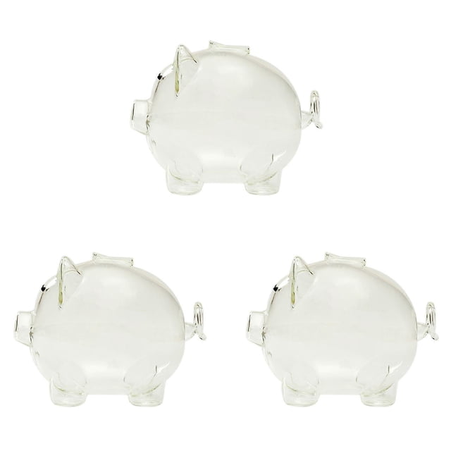 3X Korean TV Series Piggy Bank Money Bank Borosilicate Glass Cute Piggy Bank Home Furnishings