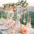 thumbnail image 5 of 4Pcs(32 FT) Artificial Rose Vine Fake Flower Garland Hanging Rose Ivy Hanging Baskets Wedding Arch Garden Background Decor (Red), 5 of 5