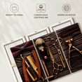 thumbnail image 6 of Elephant Stock Salon Golden Tools Wall Art - Horizontal Multi Panel Canvas - Living Room Wall Decor - Fashion And Beauty Multi Panel - Brown And Gold Decor - 74" x 48", 6 of 8