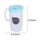 thumbnail image 3 of Jarra fría para tetera 2.2L con tapa - Dispensador de plástico transparente para té helado, limonada y agua infusionada - apto para lavavajillas, 3 of 6
