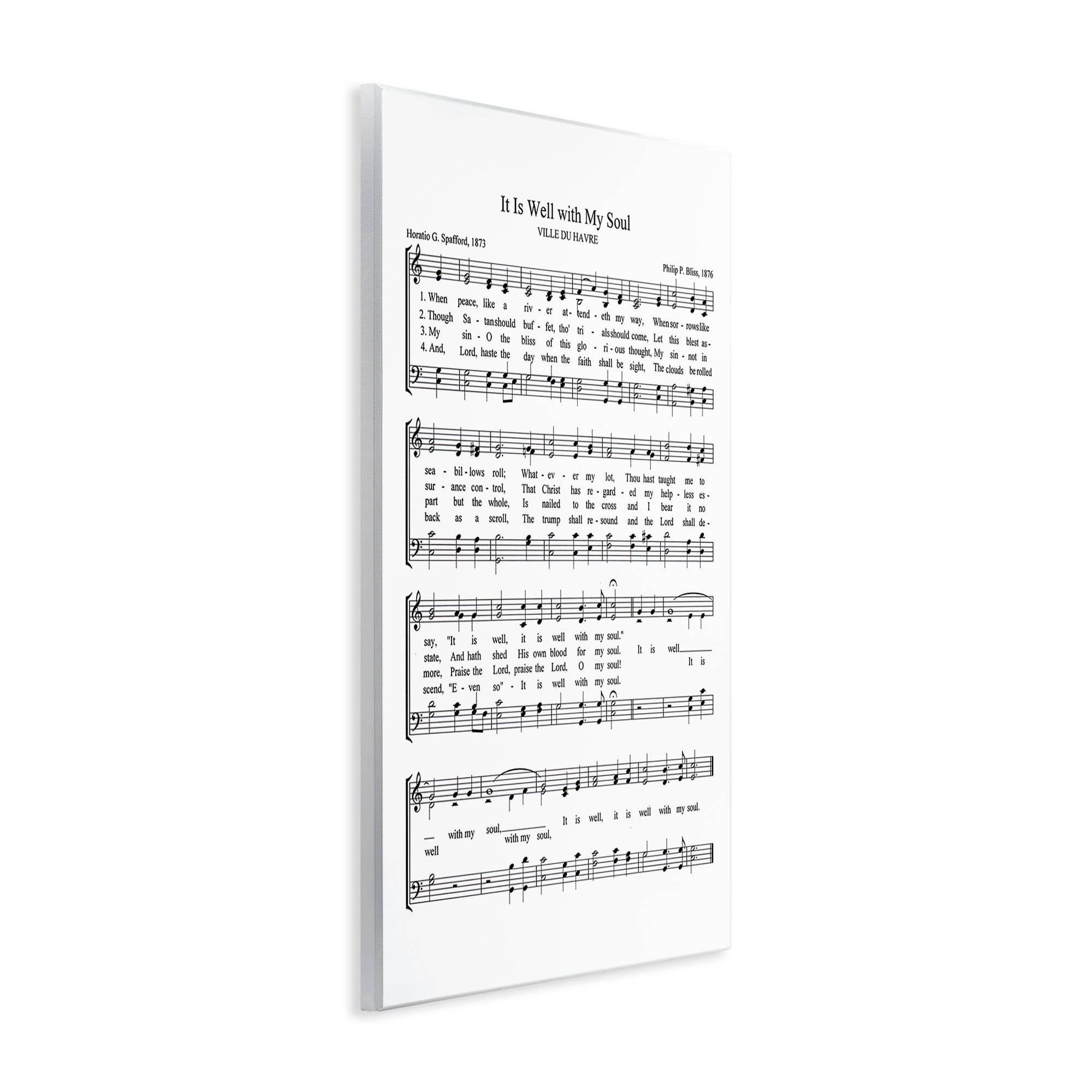 Stupell It is Well Vintage Sheet Music Wall Plaque Art 10 x 15