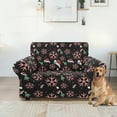 thumbnail image 5 of XYZCANDO Christmas Snowflake Stretch Armchair Slipcover Universal Sofa Covers for Living Room Dogs Pet Furniture Protection Polyester Armchair Slipcovers with Anti Slip Foam Sticks, 5 of 6