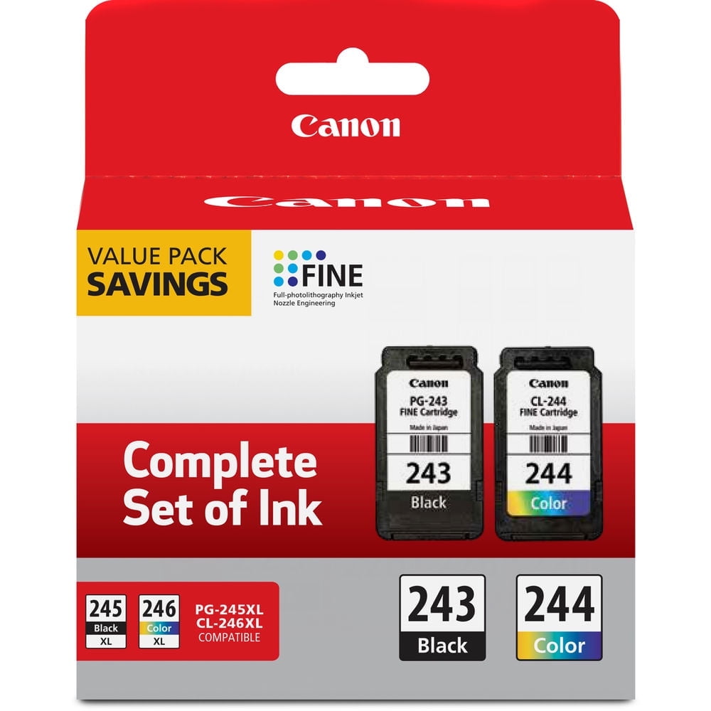 Canon PG-243, CL-244 Ink Multipack, Compatible Pixma Printers