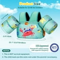 thumbnail image 3 of MoKo Kids Floaties Vest for 25-66 lbs, Water Wing Arm Floaties Swim Training Equipment, Indigo Crab, 3 of 6