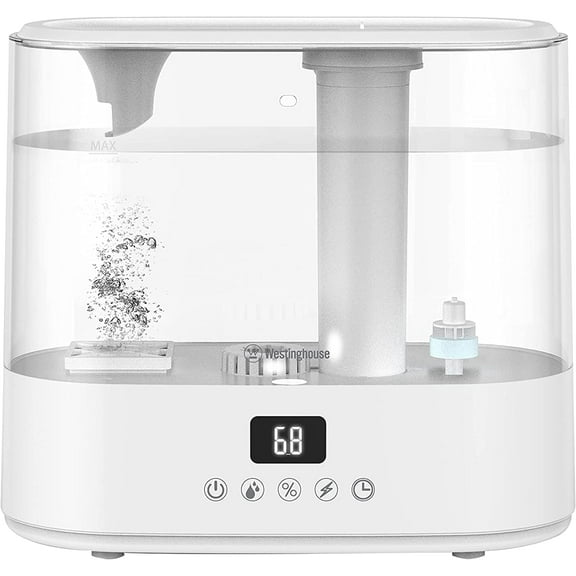 Westinghouse White 20" Ceiling Fan with Remote Control, Reversible Blades, Indoor Use