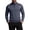 C52 Grey, variant on Tops For Men Solid Color High Neck Long Sleeve Half Zip Shirt Comfortable Tee Black Size M