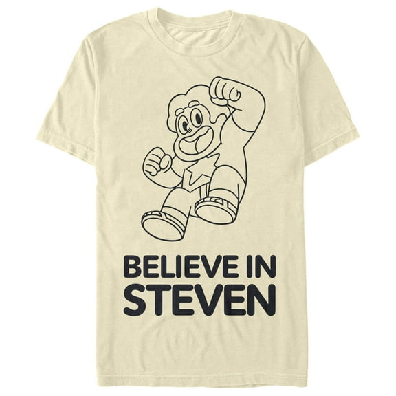 Men's Steven Universe Believe in Steven Graphic Tee Cream X Large