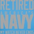 thumbnail image 3 of CafePress - US Navy Retired Not Decommiss Women's Dark T Shirt - Women's Traditional Fit Dark T-Shirt, 3 of 4