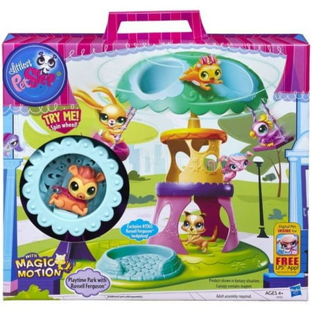 Littlest Pet Shop Playtime Park with Russell Ferguson Play Set