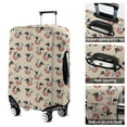 thumbnail image 5 of Beige Cow Head Pattern Luggage Cover Fashion Suitcase Cover Baggage Covers Fit 25-28 Inch Luggage (Go Travel), 5 of 5